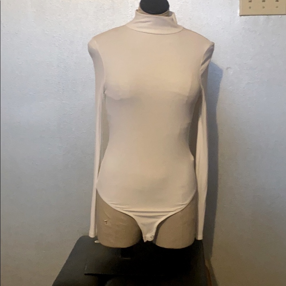 White turtle neck